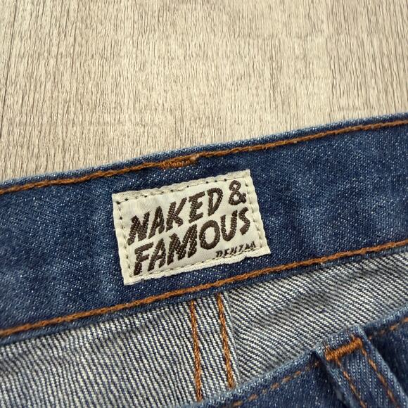 Naked & Famous Skinny Guy Natural Indigo Selvedge Jeans Men's 33 (Fits 33x33) - Picture 4 of 13